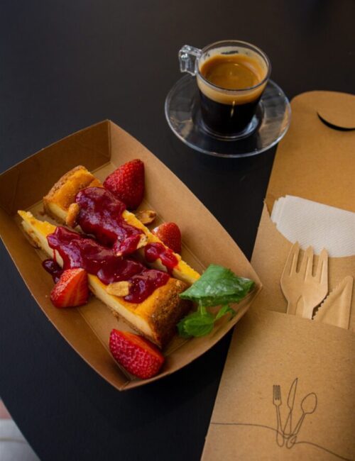 Kraft Paper & Compostable Cutlery