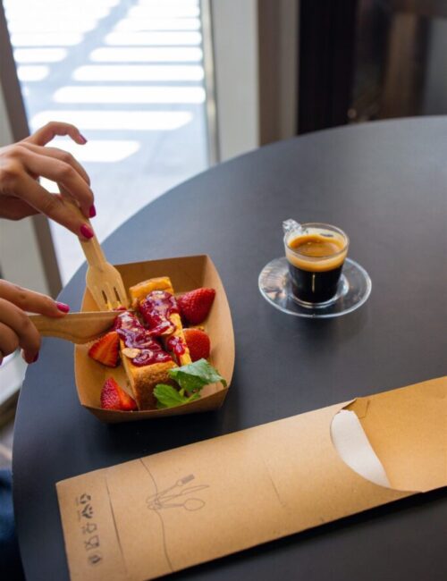 Kraft Paper & Compostable Cutlery