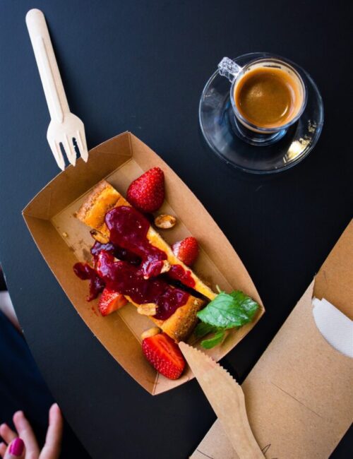 Kraft Paper & Compostable Cutlery