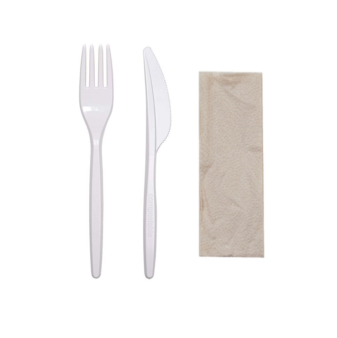 COMPOSTABLE PLA CUTLERY SET OF 3